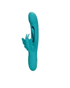 Flapping G-Spot Butterfly Vibrator - Peacock Blue