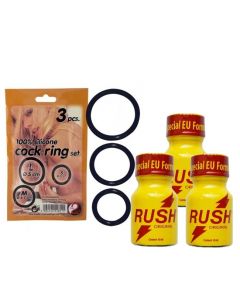 Poppers Triple Ring Pack